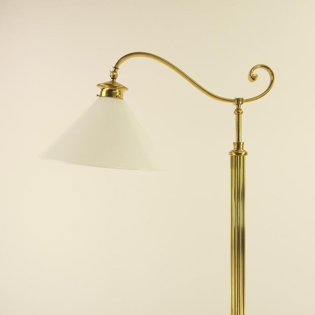 Brass Floor Lamp, France, 1930s For Sale - Image 3 of 11