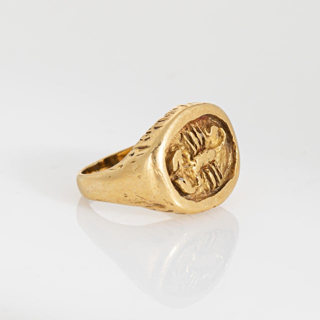 Contemporary Vhernier Abbraccio Ring 18k Rose Gold Sz 6 Sculpted Cocktail Jewelry Signed For Sale - Image 3 of 7