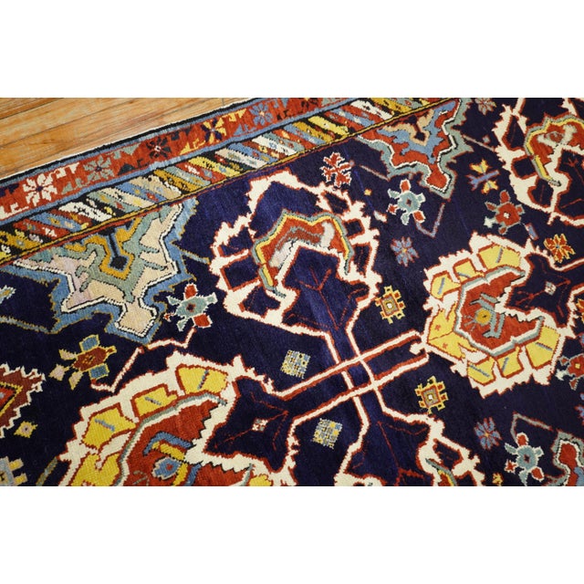 Contemporary 19th Century Large Scale Caucasian Shirvan Karaghashli Full Pile Rug - 4' x 9'7" For Sale - Image 3 of 18