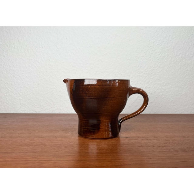 Mid-Century Modern German Studio Pottery Jug Vase by Siegfried Gramann for Töpferhof Römhild, 1960s For Sale - Image 6 of 16