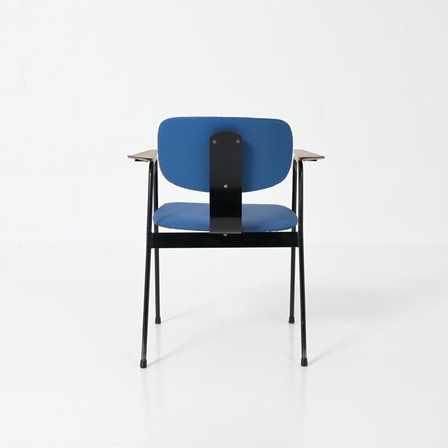F1 Desk Chair by Willy Van Der Meeren for Tubax, 1950s For Sale - Image 6 of 18