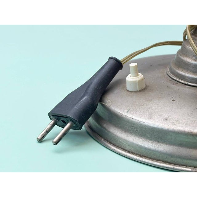 Industrial Metal Table Lamp, 1930s For Sale - Image 6 of 16