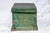 Charming Green Painted Antique Wood Box With Key Rustic Country For Sale - Image 10 of 14