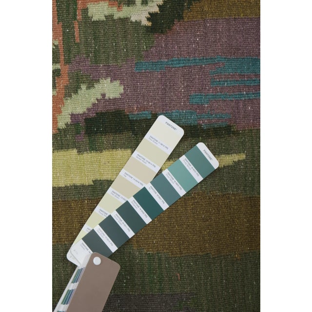 Vintage Tiger Kilim Rug - Animal Tapestry For Sale - Image 11 of 13