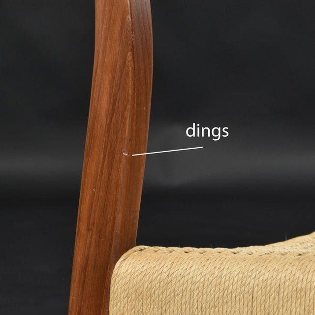Set of 8 Danish Modern Teak Model 71 Dining Chairs by Niels Otto Møller For Sale - Image 17 of 18