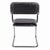 Black Leather Chair from the Mánes Exhibition Hall For Sale - Image 4 of 12