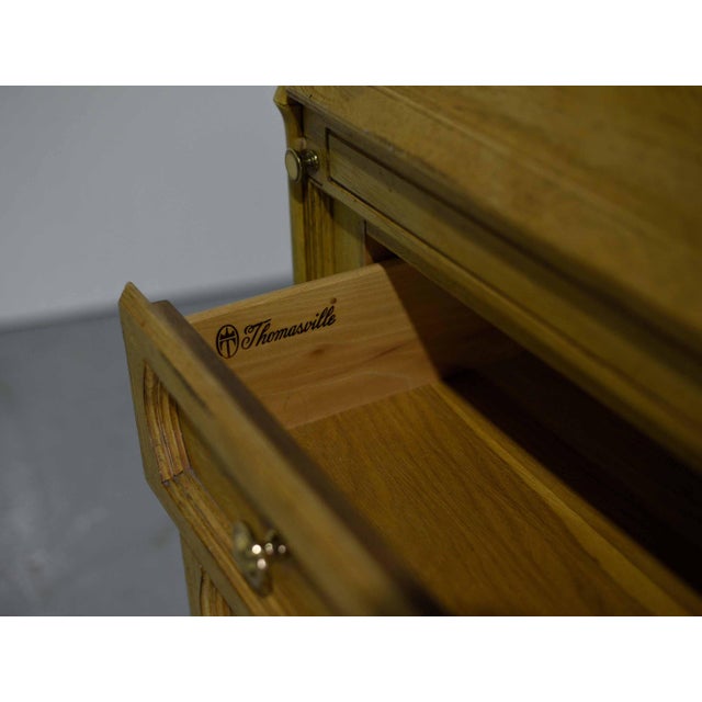 Mid Century Country Rustic Slant Front Desk by Thomasville For Sale - Image 13 of 14