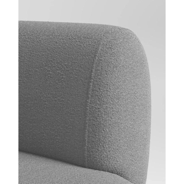 Contemporary Collector Hug Sofa in Light Grey by Ferrianisbolgi For Sale - Image 3 of 5