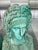 Light Green Verdigris Sculptural Replica Casts of Roman Flavian Figures - A Pair For Sale - Image 8 of 11