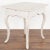 White Gustavian Side Table With Cabriolet Legs, Sweden Circa 1800-20 For Sale - Image 12 of 13