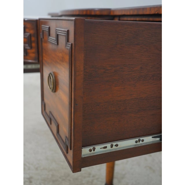 2000 - 2009 Maitland Smith Sheraton Style Mahogany Sideboard For Sale - Image 5 of 18