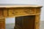 Victorian Legacy Mahogany Wood Leather Top Kidney Desk - Light Brown Walnut For Sale - Image 3 of 10