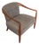 1950s Sculptural Mid Century Lounge Chair in Walnut For Sale