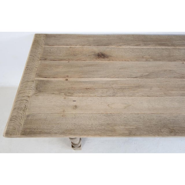 20th Century Spanish Country Oak Dining Table, 1930s For Sale - Image 17 of 18