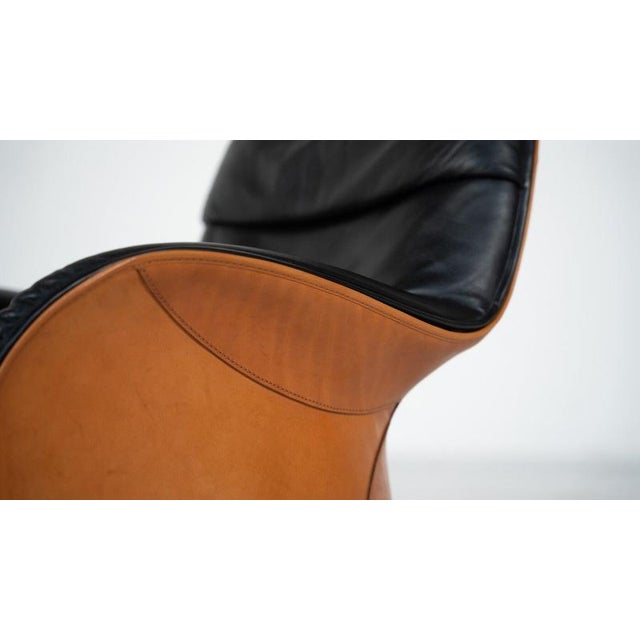 Louisiana Lounge Chair and Ottoman by Vico Magistretti for De Padova, Italy