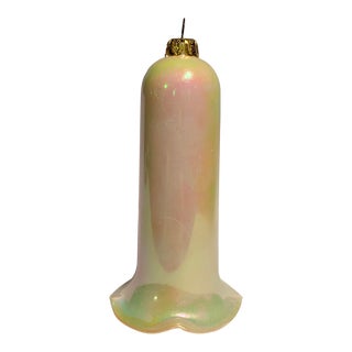 1980s Gabriel's Trumpet Iridescent Ornament For Sale