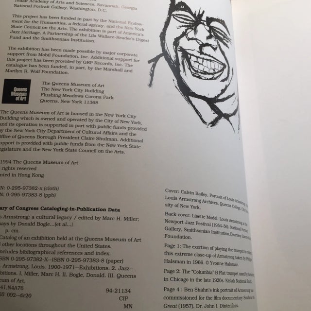 "Louis Armstrong A Cultural Legacy" 1994 Book For Sale - Image 4 of 11