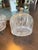 Vintage Cut Glass Decanters Pair Scotch Whisky Labels Silver Mount For Sale - Image 9 of 9