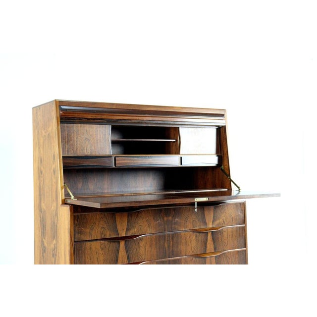 Rosewood Secretaire by Erling Torvits for Klim Møbelfabrik For Sale - Image 3 of 16