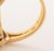Metal Vintage Modernist 14k Yellow Gold Turquoise Diamond Ring For Sale - Image 7 of 7