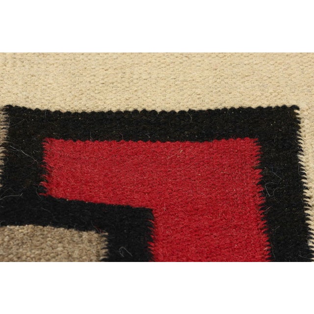 Southwest Modern Navajo-Style Rug With Storm Pattern - 08'02 X 10'00 For Sale In Dallas - Image 6 of 9
