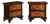 Early 20th Century Venetian Pair Petite Marquetry Side Chests For Sale