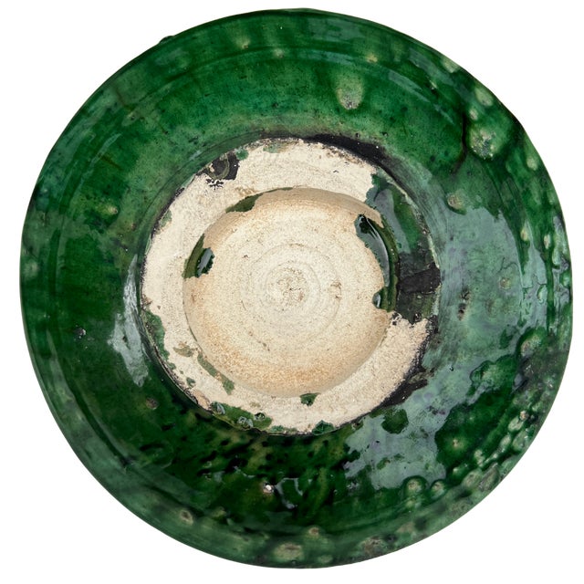 1970s Moroccan Tamegroute Plate For Sale - Image 4 of 5