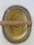 Cream Antique Porcelain Dish With "C" Initial Gold Accents 8" For Sale - Image 8 of 10