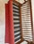 Red Mid-Century Danish Teak 3-Seater Sofa For Sale - Image 8 of 13