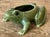 Vintage Boho Glazed Ceramic Frog Planter For Sale - Image 12 of 12