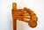 Vintage freestanding coat rack, "Satellites" model: cross base, straight tubular stem, at the top of which are 6 pivoting...