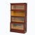 Early 20th Century Antique Arts & Crafts Mahogany Barrister Bookcase with Raised Panels, Circa 1910 For Sale - Image 5 of 12