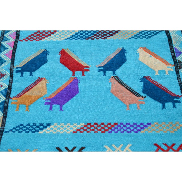 Moroccan Late 20th Century Vintage Moroccan Rug - 3'3'' X 1'7'' For Sale - Image 3 of 5