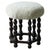Mid-Century Modern Dark Stained Wood Stool, 1950s For Sale - Image 12 of 12