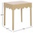 Contemporary Neha Wavy Accent Table in Natural For Sale - Image 3 of 8