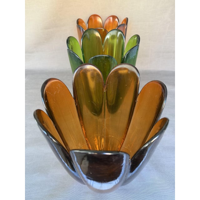 Vintage Handmade Recycled Glass Vases, San Miguel, Spain, 1970s, Set of 3 For Sale - Image 9 of 11