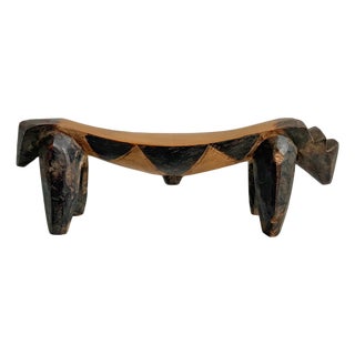 Vintage Abstract Congo Zoomorphic Headrest For Sale