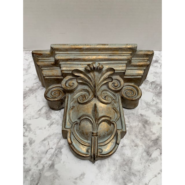 Vintage Plaster Ceramic Wall Shelf Decor Accent For Sale In Sacramento - Image 6 of 7