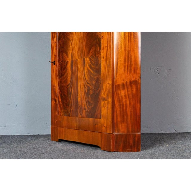 Biedermeier Brown Corner Cabinet For Sale - Image 10 of 18
