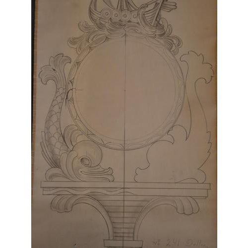 Unknown, Sketches, 1940s, Set of 3 For Sale - Image 14 of 17