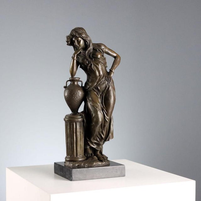 Bronze Female Figure by Emile Louis Picault For Sale - Image 10 of 10