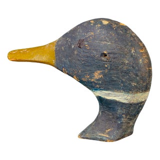 Wooden Duck Head, Tuscany For Sale
