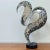 1970s Abstract Brutalist Cast Aluminum Sculpture For Sale - Image 11 of 11