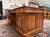 Brown Large English Desk with Brown Leather For Sale - Image 8 of 18