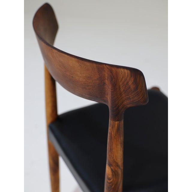 Danish 343 Dining Chairs in Rosewood by Knud Faerch for Slagelse Møbelværk, 1960s, Set of 6 For Sale - Image 12 of 18