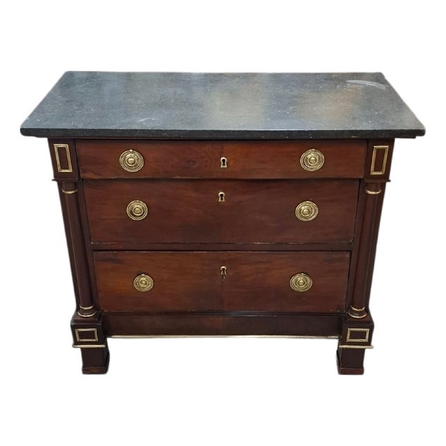 Empire Period Chest of Drawers, 1850 For Sale