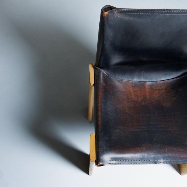 Monk Chairs in Leather by Afra & Tobia Scarpa for Molteni, 1973, Set of 8 For Sale - Image 12 of 13