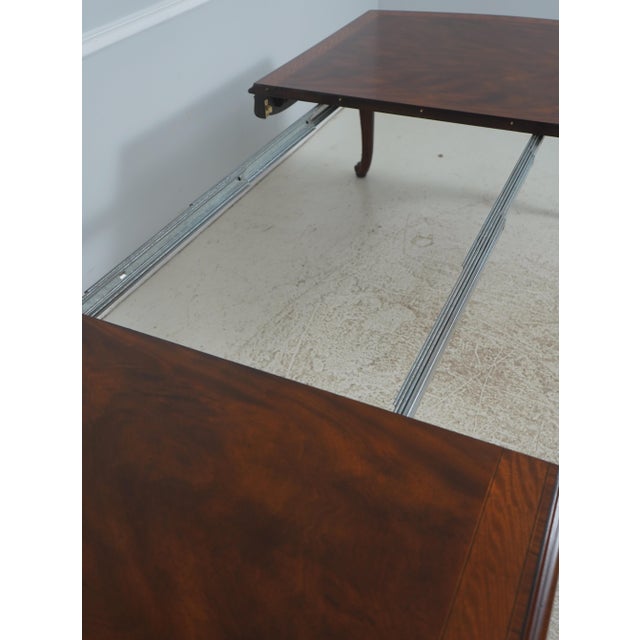 Maitland Smith Mahogany Louis XVI Inlaid Dining Table For Sale - Image 10 of 18