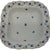 Traditional Vintage Herend Blue Garland PBG Large Square Fruit Serving Bowl Model 1181 Hungary C. 1980s For Sale - Image 3 of 10