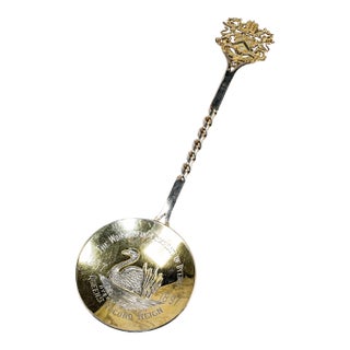 Scarce Commemorative Queen Victoria Jubilee Antique Sterling Silver Spoon Royalty For Sale
